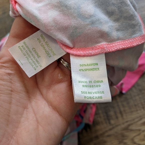 LILLY Pulitzer Klea Romper in Coral Reef I'm So Jelly Shorts - Picture 3 of 9